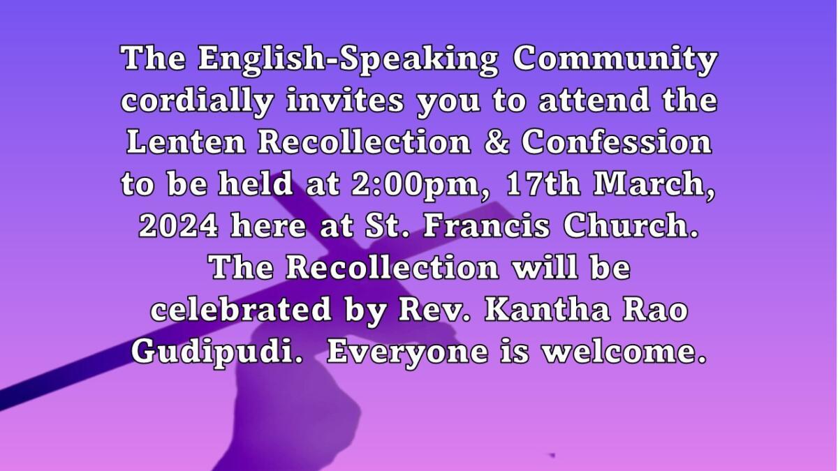 20240303 (Website)  3rd Sunday of Lent Announcements (Eng)